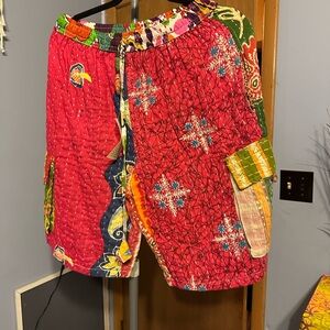 Colorful Patchwork Shorts